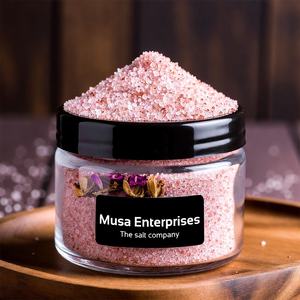 Sel de Bain Rose de l'Himalaya Naturel, Cristaux Minéraux Écologiques, Apaisant, Relaxant, Thérapie Spa, Aromatique, Détoxifiant pour la Peau, Fête des Mères - Product Image 1