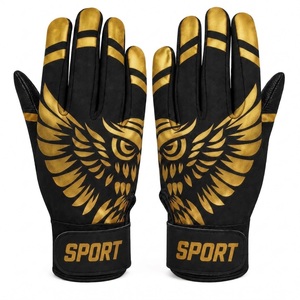 Guantes de Bateo de Béisbol de Cuero con Logotipo Personalizado al por Mayor, Novedad 2026, Diseño Transpirable de Búho, Antideslizantes, para Adultos - Product Image 3