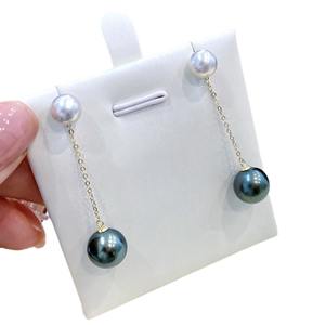 Zhuji Wholesale 10-11mm Natural Freshwater <b>Pearl</b> <b>Earrings</b> Round with Basic Flawlessness Pure <b>Silver</b> Including Gift Box - Product Image 4