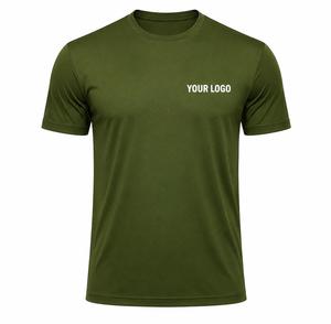 T-shirt personnalisé pour homme, manches courtes, col rond, séchage rapide, coupe classique, jersey 180 grammes, impression par transfert thermique, logo sur le devant - Product Image 2