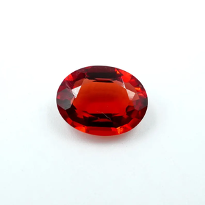 พลอยสีชมพูพิงค์เชส เอมเมอรัลด์สังเคราะห์ทรงรีเจียระไน (1.65 กะรัต 9x7x4 มม.) - Product Image 1