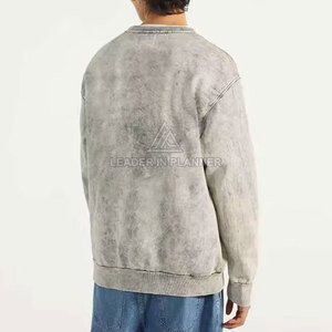 Servicio OEM al por mayor: Sudadera básica para hombre con lavado ácido, último diseño, hecha en Pakistán. Sudadera básica con lavado ácido. - Product Image 6