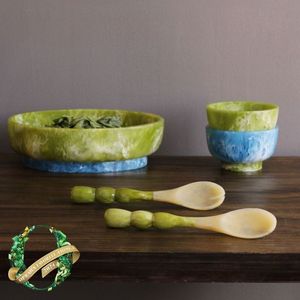 High Quality Horn <b>Animal</b> Style Salad Bowl Food Safe Kitchenware and Tableware Handmade Real Touch Serving Bowl and Accessories - Product Image 6