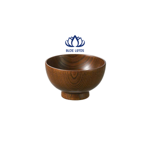 Bol à soupe en plastique brun à motif brun, écologique, non toxique, design moderne, 11,8 cm, taille personnalisable, pour les fêtes, fabriqué en Inde - Product Image 1