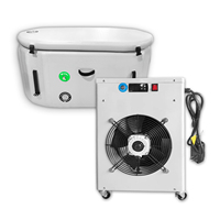Refroidisseur de bain de glace de haute qualité refroidissement par AC-J02 refroidisseur de chauffage 1hp refroidisseur de plongée froide refroidisseur de bain de glace filtre intégré et pompe