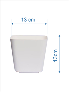 Best Seller Plastic <b>Square</b> <b>Pot</b> 13cm Modern Design Compact & Durable Lightweight for Home & Garden Small <b>Plants</b>/Succulents - Product Image 5