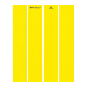 Étiquettes autocollantes en polyester Brady LaserTab, finition mate durable, résistantes à la chaleur et aux produits chimiques, pour échantillons de laboratoire - Product Image 1