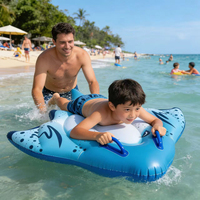 Trotteur gonflable Raie pour enfants - Matériau PVC Capacité 100-500 kg Utilisation plage et piscine