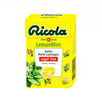 Bonbons à la menthe citronnée Ricola en gros, 40g, bonbons suisses rafraîchissants pour la gorge, prix compétitif, export