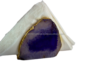 Porte-serviettes en relief plaqué argent de luxe avec fond noir décor de table pour mariages hôtels maisons restaurants - Product Image 6