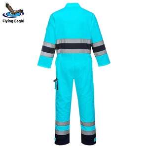 Overoles de Seguridad de Algodón Resistentes, Antiestáticos, Transpirables, Impermeables y Reflectantes, Uniformes de Trabajo Industrial - Product Image 6