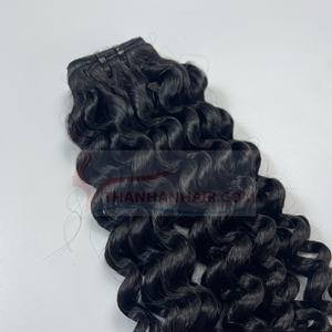 Haute Qualité 100% Bundles De Tissage De Cheveux Humains Vapeur Bouclés Afro Wave Extensions Frontales Top Tendance Chaud Cru Soigneusement Vague Naturelle - Product Image 4