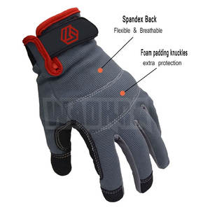 Gants de sécurité en cuir de haute qualité pour mécaniciens et travaux d'assemblage industriel, gants de travail utilitaires en promotion - Product Image 5