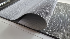 Rollo de tela textil coreana KAZEN ROLL BLACKOUT horizontal moderna lisa de alta calidad para cortinas. - Product Image 2