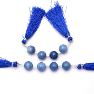 AAA+ Blue Opal 12mm Gemstone Smooth Round <b>Beads</b> Natural Blue Opal Semi Precious Gemstone <b>Loose</b> <b>Beads</b> for Jewelry Making Supplies - Product Image 1