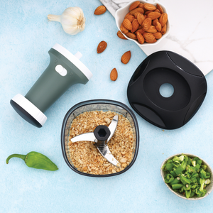 Plastic aether push chopper with stainless steel blade durable kitchen <b>tool</b> ergonomic design efficient <b>vegetable</b> & <b>fruit</b> cutter - Product Image 6