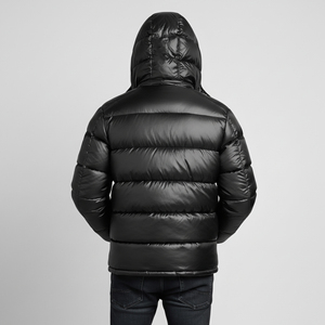 OEM High Street Canvas Front Unique Design Fashionable Windproof <b>Waterproof</b> Breathable <b>Winter</b> Hooded Custom Hip Hop Puffer - Product Image 3