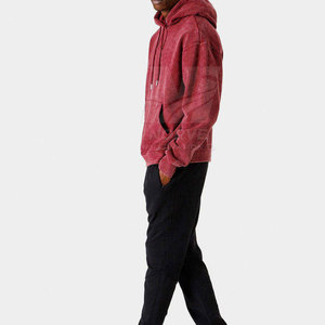 Breathable Men Acid Wash Hoodies Built With Cotton Blended Fabric Offering Soft Feel Comfortable Outdoor And Casual Everyday Use - Product Image 2