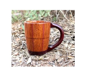 แก้วกาแฟไม้รักษ์โลก ทำมือจากไม้เนื้อแข็ง ดีไซน์เรียบง่ายแบบชนบท เหมาะสำหรับร้านกาแฟ - Product Image 4