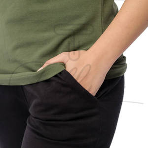 Camiseta Deportiva Casual Corta para Mujer con Diseño de Logotipo Personalizado, 100% Algodón, Secado Rápido, Tela de Lona Transpirable, Impresión OEM/ODM - Product Image 3