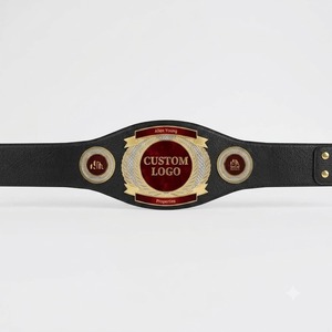 Ceinture de champion UFC Mexique - Entièrement personnalisable - Matériel en cuir véritable - Équipement d'entraînement durable pour les arts martiaux - Product Image 2