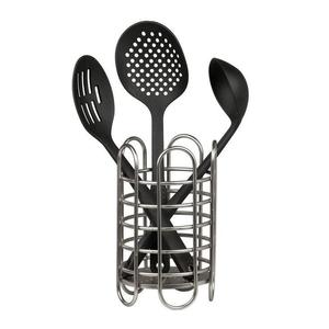 latest and simple Stainless Steel Cutlery spoon Fork Turner ladle holder metal cutlery holder - Product Image 3