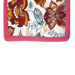 Attractive Printed Design Soft and Durable 160 Gsm Oven Mitts Recycled Cotton Pot Holders for <b>Kitchen</b> Use Exporter in India. - Product Image 3