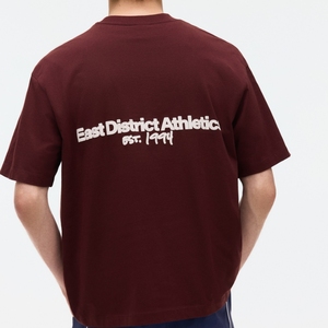 T-shirt personnalisé à manches courtes en polyester, coupe ajustée, séchage rapide, col rond, sérigraphie, taille US - Product Image 6