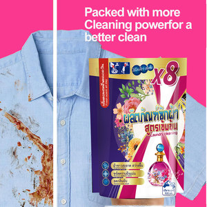 Paquet de sac jetable liquide d'adoucissant de tissu de blanchisserie écologique super puissant de 500ml pour les vêtements de la Thaïlande - Product Image 5