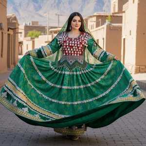 Robes de mariée et de cérémonie afghanes faites à la main pour femmes, prix de gros, faible MOQ, nouvelle collection, dernières arrivées, tenues de soirée afghanes pour femmes 2026 - Product Image 6