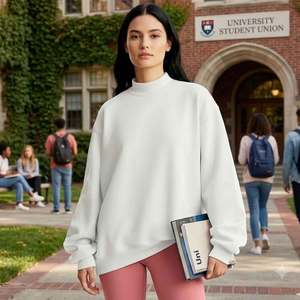 Sudadera con Capucha Personalizada para Mujer, Cómoda, de Otoño, Poliéster/Algodón, con Logotipo Frontal - Product Image 1
