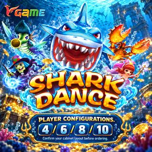 Shark Dance 5.6 <b>Game</b> Kit for Fish Arcade Software and Multiplayer Cabinet Projects 4/6/8/10 <b>Players</b> 110/220V - Product Image 4