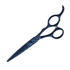 Ciseaux de coiffure professionnels de 6,5 pouces avec logo personnalisé, vente en gros, acier inoxydable, ciseaux de barbier tranchants pour la coupe de barbe, outils de salon - Product Image 1