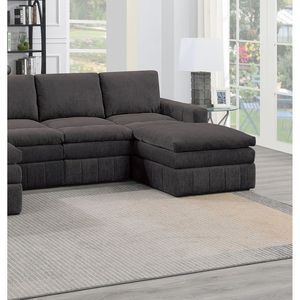 Divano Modulare Contemporaneo Senza Braccioli in Tessuto Scamosciato Mink Morgan per Arredamento Soggiorno - Product Image 6