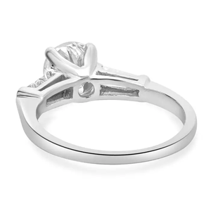 DEF Color VS VVS Clarity IGI Certified Round Lab Grown Diamond Engagement Ring 925 Sterling Silver 14K 18K Solid Gold Prong Ring - Product Image 2