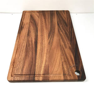Tabla de Cortar Rectangular de Madera de Acacia Walnu 2023, 1.5 cm de Grosor, Apta para Lavavajillas, Ecológica, para Pan y Charcutería - Product Image 6