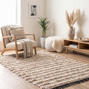 Boho <b>Throw</b> Rug Carpet Low Pile Durable 8x10 Double Sided Hand For Camping Beach <b>Outdoor</b> Indoor Decor Use - Product Image 4