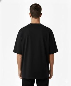 Camiseta de Hombre de Calidad Industrial, Estilo Básico para Uso Diario, Textura Jersey Gruesa, Corte Holgado, Costuras Reforzadas - Product Image 1