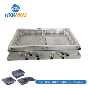 แม่พิมพ์ขึ้นรูปกล่องพลาสติกแบบฝาพับสำห<span class=keywords><strong>รับ</strong></span>สลัดและผลไม้  <span class=keywords><strong>แบบ</strong></span>ขึ้นรูปด้วยระบบเทอร์โมฟอร์ม-อะลูมิเนียม CNC  ขึ้นรูปด้วยระบบสุญญากาศ  ความคลาดเคลื่อน 0.02-0.05 มม.  พื้นผิวขัดเงา - Product Image 3