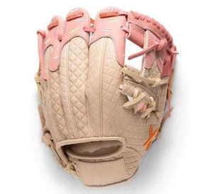 Professional High Quality Leather Baseball Catcher Mitt Custom Design Lightweight Left/Right Hand <b>Hook</b> Loop Closure Gloves - Product Image 1
