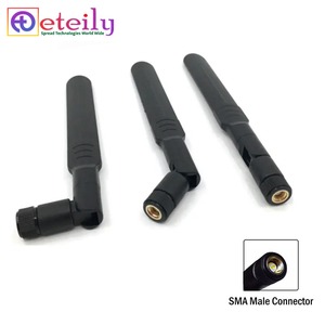 Antena de patilla de goma de alta resistencia 5G 6dBi con conector (M) y cuerpo móvil, modelo ETEILY ET-5G6WR-SMMO, fabricada en Madhya Pradesh - Product Image 1