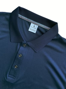 Chemises décontractées à manches courtes pour hommes, personnalisées, en jersey polyester/coton écologique 220g, boutonnées, imprimées numériquement, séchage rapide - Product Image 5