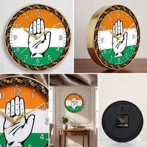 Bharat Neta Personalized Wall <b>Clock</b> with <b>Digital</b> Printing Inspirational Leadership Design for Mother's Day & Graduation - Product Image 3