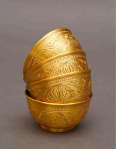 Bol à dessert Premium de haute qualité en laiton à prix raisonnable pour la maison, bol de la meilleure qualité BoldBlossom - Product Image 6