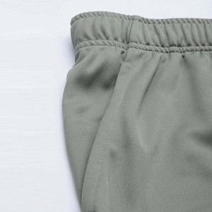 Grey Mid Waist Solid Pattern Canvas <b>Men's</b> <b>Shorts</b> Soft Cotton Blend Eco-Friendly Quick Dry Casual Gym Workout <b>Lounge</b> OEM Custom - Product Image 4