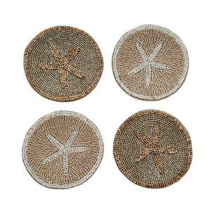 Modern Bohemian Decorative <b>Bead</b> Cup <b>Coasters</b> Waterproof for Coffee Table for Boho Table Decor - Product Image 3