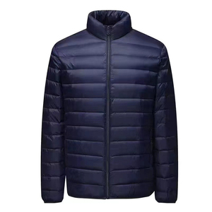 Men's Lightweight Stand Collar Outdoor Jacket Quick Dry Water Resistant Puffer Zipper Closure Long Sleeve <b>Bubble</b> <b>Coat</b> for Winter - Product Image 4