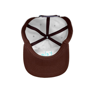 Gorra de Béisbol Personalizada al por Mayor, Bordada, de Dos Tonos, de Algodón, con Cierre a Presión, de 5 Paneles, Ajustable, para Hombre y Mujer, Estilo Casual - Product Image 3