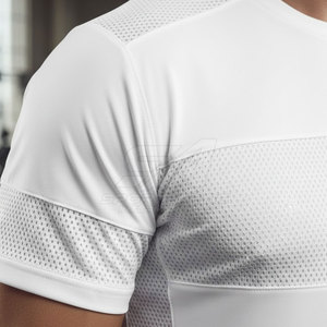 Camiseta profesional de gimnasio diseñada para atletas, entusiastas del fitness y programas de entrenamiento con tela flexible y cómoda. - Product Image 4