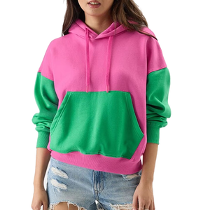 Ventes en gros de sweats à capuche en molleton 100% coton de haute qualité, couleurs variées, marque personnalisée, design personnalisé, manches longues, pour femmes - Product Image 5